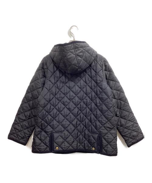 Traditional Weatherwear（トラディショナルウェザーウェア）Traditional Weatherwear (トラディショナルウェザーウェア) フード付きキルティングジャケット ブラック サイズ:36の古着・服飾アイテム