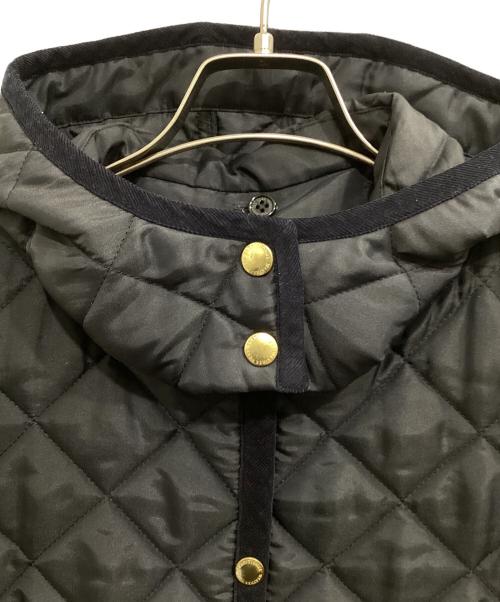 Traditional Weatherwear（トラディショナルウェザーウェア）Traditional Weatherwear (トラディショナルウェザーウェア) フード付きキルティングジャケット ブラック サイズ:36の古着・服飾アイテム
