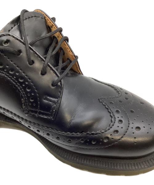 Dr.Martens（ドクターマーチン）Dr.Martens (ドクターマーチン) ウィングチップシューズ ブラック サイズ:UK3の古着・服飾アイテム