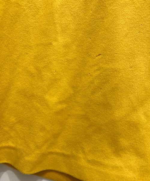 BALMAIN（バルマン）BALMAIN (バルマン) 裏地シルクカシミヤコート イエロー サイズ:11の古着・服飾アイテム