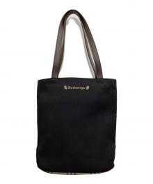 Burberry's（バーバリーズ）の古着「バケツ型トートバッグ」｜ブラック