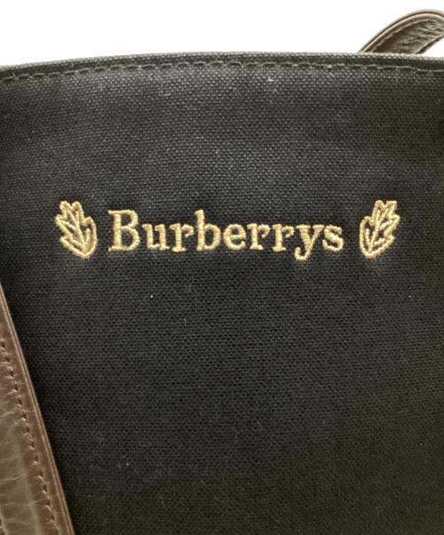 Burberry's（バーバリーズ）Burberry's (バーバリーズ) バケツ型トートバッグ ブラックの古着・服飾アイテム