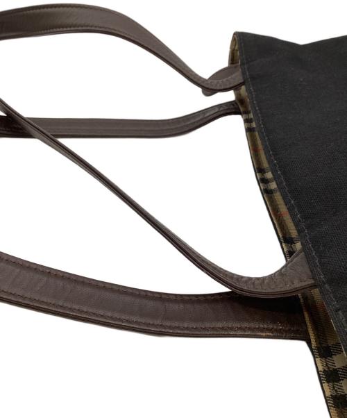 Burberry's（バーバリーズ）Burberry's (バーバリーズ) バケツ型トートバッグ ブラックの古着・服飾アイテム