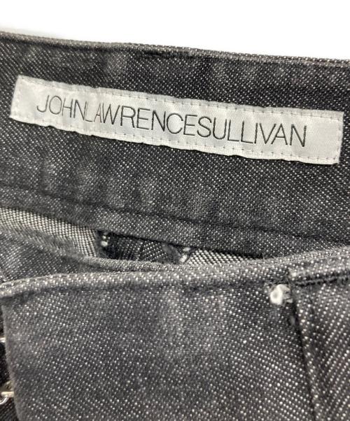 JOHN LAWRENCE SULLIVAN（ジョン ローレンス サリバン）JOHN LAWRENCE SULLIVAN (ジョン ローレンス サリバン) フロントタックワイドデニムパンツ/Rigid Denim Wide Pants グレー サイズ:42の古着・服飾アイテム