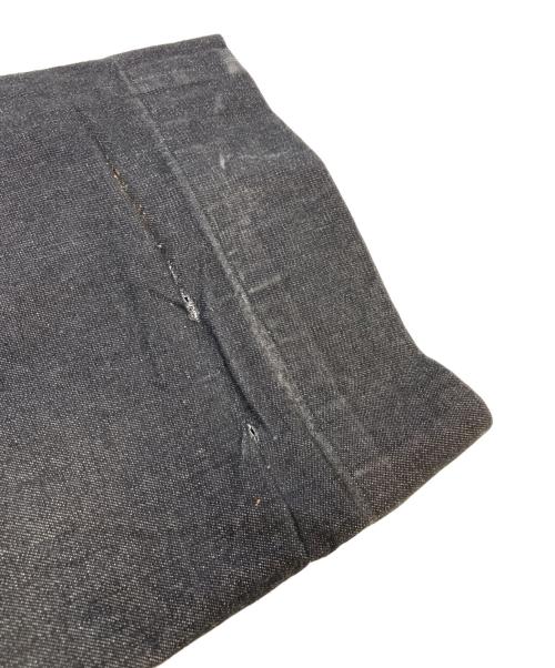 JOHN LAWRENCE SULLIVAN（ジョン ローレンス サリバン）JOHN LAWRENCE SULLIVAN (ジョン ローレンス サリバン) フロントタックワイドデニムパンツ/Rigid Denim Wide Pants グレー サイズ:42の古着・服飾アイテム
