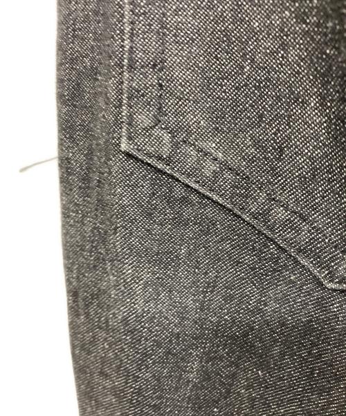 JOHN LAWRENCE SULLIVAN（ジョン ローレンス サリバン）JOHN LAWRENCE SULLIVAN (ジョン ローレンス サリバン) フロントタックワイドデニムパンツ/Rigid Denim Wide Pants グレー サイズ:42の古着・服飾アイテム