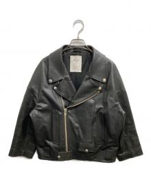 Lisiere（リジェール）の古着「ダブルライダースジャケット / Rider's Jacket」｜ブラック