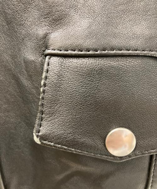Lisiere（リジェール）Lisiere (リジェール) ダブルライダースジャケット / Rider's Jacket ブラック サイズ:34の古着・服飾アイテム
