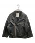 Lisiere（リジェール）の古着「ダブルライダースジャケット / Rider's Jacket」｜ブラック