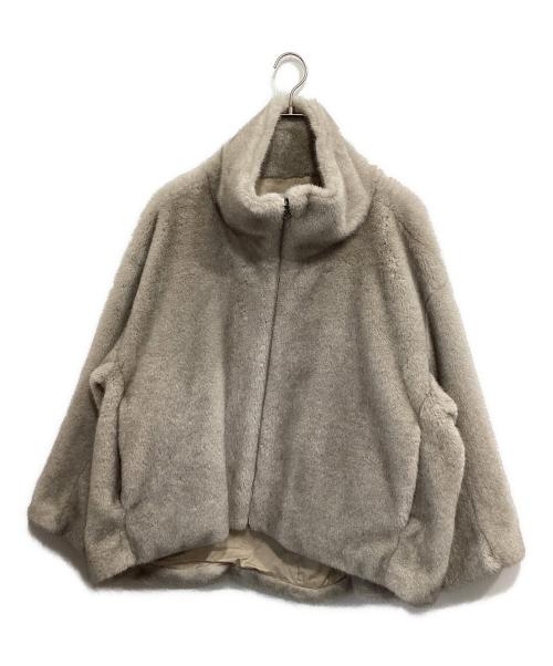 BABYLONE（バビロン）BABYLONE (バビロン) ファーショートコート ベージュ サイズ:FREEの古着・服飾アイテム