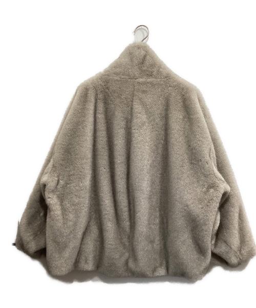 BABYLONE（バビロン）BABYLONE (バビロン) ファーショートコート ベージュ サイズ:FREEの古着・服飾アイテム