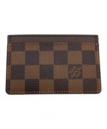 LOUIS VUITTON（ルイ ヴィトン）の古着「カードケース」｜ブラウン