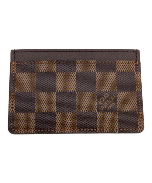 LOUIS VUITTON（ルイ ヴィトン）LOUIS VUITTON (ルイ ヴィトン) カードケース ブラウンの古着・服飾アイテム