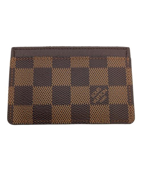 LOUIS VUITTON（ルイ ヴィトン）LOUIS VUITTON (ルイ ヴィトン) カードケース ブラウンの古着・服飾アイテム