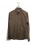 DRIES VAN NOTEN（ドリスヴァンノッテン）の古着「ウールシャツ」｜ブラウン