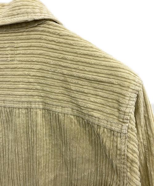 ATLAST & CO（アットラスト）ATLAST & CO (アットラスト) 太畝コーデュロイジップジャケット ベージュ サイズ:LARGEの古着・服飾アイテム