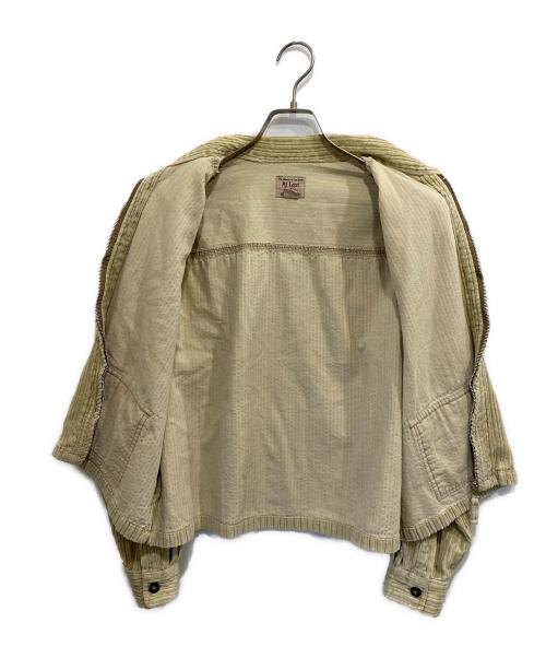 ATLAST & CO（アットラスト）ATLAST & CO (アットラスト) 太畝コーデュロイジップジャケット ベージュ サイズ:LARGEの古着・服飾アイテム