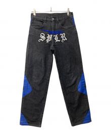 SUPPLIER（サプライヤー）の古着「RACING LOGO DENIM PANTS」｜ブラック