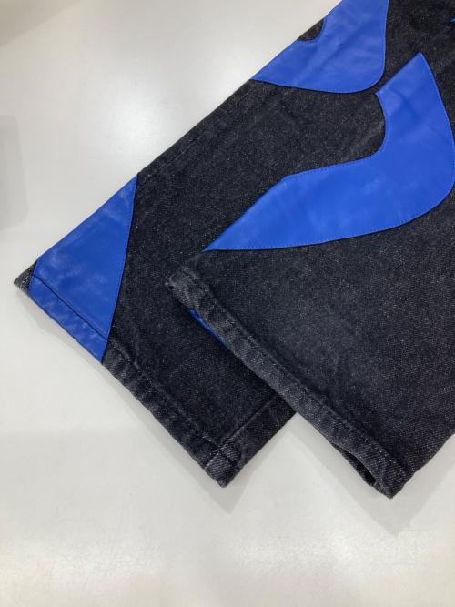 SUPPLIER（サプライヤー）SUPPLIER (サプライヤー) RACING LOGO DENIM PANTS ブラック サイズ:Mの古着・服飾アイテム
