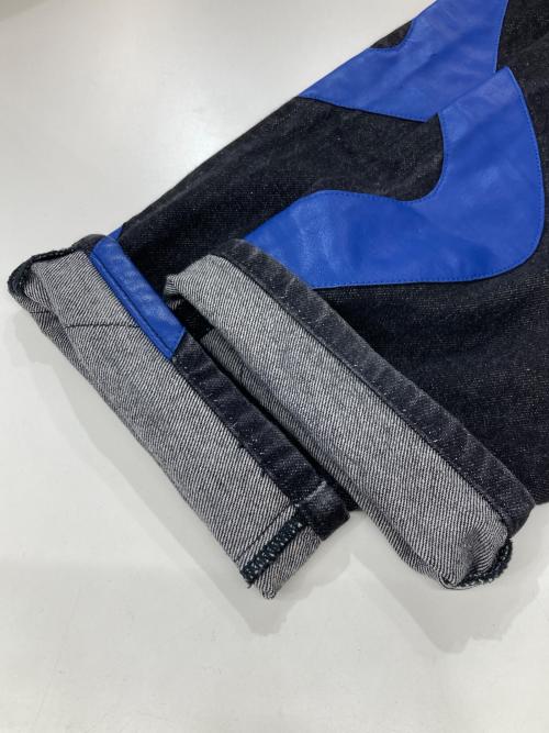 SUPPLIER（サプライヤー）SUPPLIER (サプライヤー) RACING LOGO DENIM PANTS ブラック サイズ:Mの古着・服飾アイテム