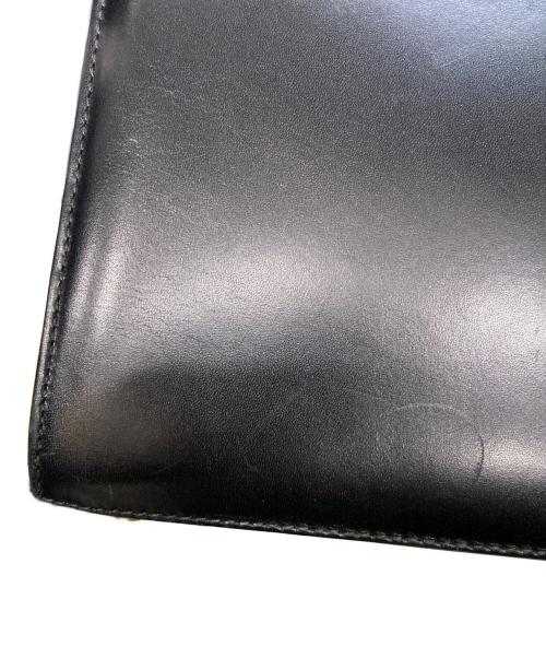 Salvatore Ferragamo（サルヴァトーレ フェラガモ）Salvatore Ferragamo (サルヴァトーレ フェラガモ) ヴァラリボンレザーハンドバッグ ブラックの古着・服飾アイテム