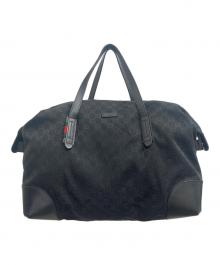 GUCCI（グッチ）の古着「GGキャンバス ダッフルバッグ」｜ブラック