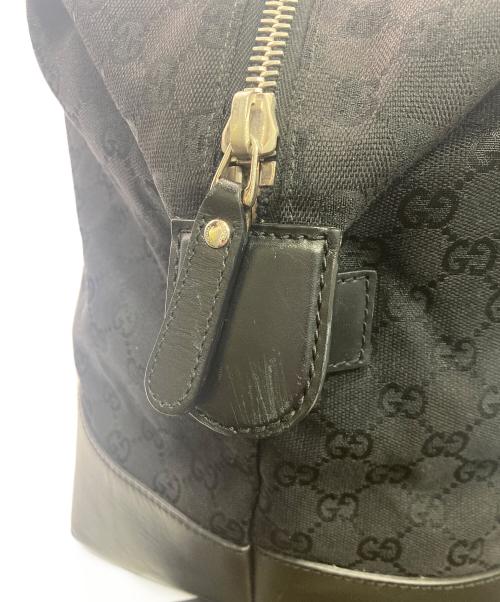 GUCCI（グッチ）GUCCI (グッチ) GGキャンバス ダッフルバッグ ブラックの古着・服飾アイテム