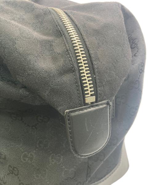 GUCCI（グッチ）GUCCI (グッチ) GGキャンバス ダッフルバッグ ブラックの古着・服飾アイテム