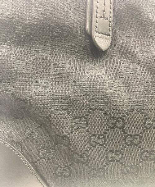 GUCCI（グッチ）GUCCI (グッチ) GGキャンバス ダッフルバッグ ブラックの古着・服飾アイテム