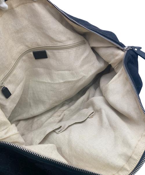 GUCCI（グッチ）GUCCI (グッチ) GGキャンバス ダッフルバッグ ブラックの古着・服飾アイテム