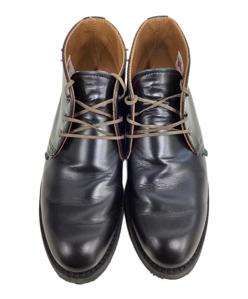 RED WING（レッドウィング）RED WING (レッドウィング) ポストマンチャッカブーツ ブラック サイズ:8.5Dの古着・服飾アイテム