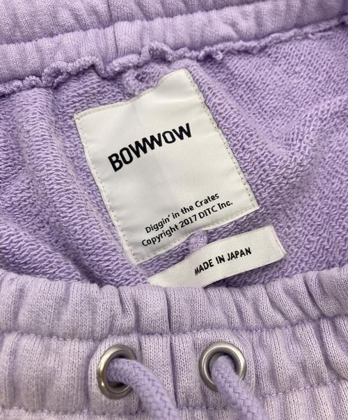 BOWWOW（バウワウ）BOWWOW (バウワウ) SWEAT PANTS AGED / スウェットパンツ パープル サイズ:XLの古着・服飾アイテム