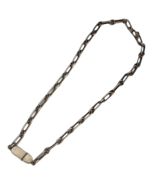 GUCCI（グッチ）GUCCI (グッチ) オーバルリンクチェーンネックレス シルバーの古着・服飾アイテム