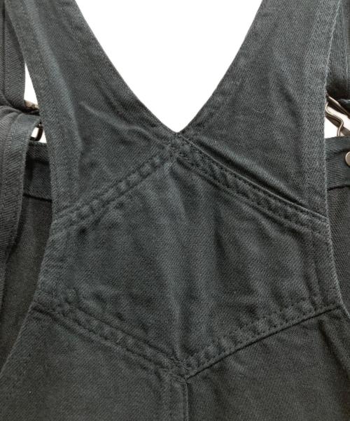 Veritecoeur（ヴェリテクール）Veritecoeur (ヴェリテクール) デニムオーバーオール ブラック サイズ:1の古着・服飾アイテム