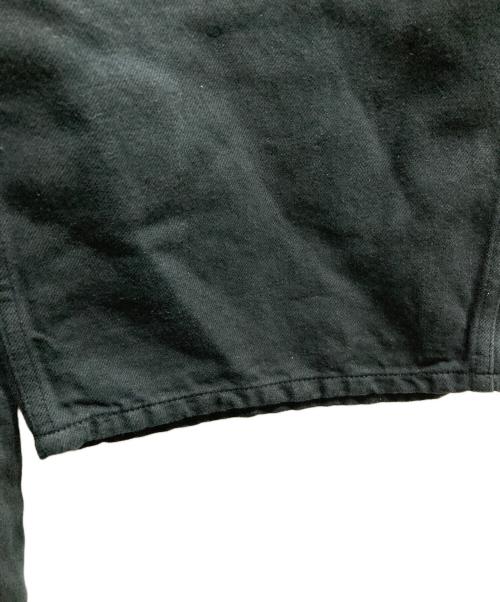 Veritecoeur（ヴェリテクール）Veritecoeur (ヴェリテクール) デニムオーバーオール ブラック サイズ:1の古着・服飾アイテム
