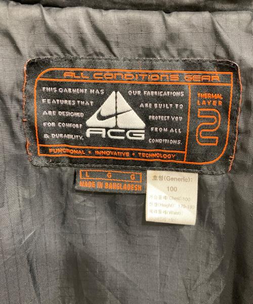 NIKE ACG（ナイキエーシージー）NIKE ACG (ナイキエーシージー) プリマロフト中綿ベスト ブラック サイズ:Ｌの古着・服飾アイテム
