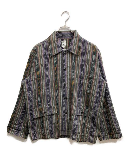 South2 West8（サウスツー ウエストエイト）South2 West8 (サウスツー ウエストエイト) Hunting Shirt/ハンティングシャツ グレー サイズ:Ｓの古着・服飾アイテム