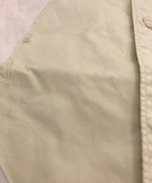 COMME des GARCONS HOMME PLUS（コムデギャルソンオムプリュス）COMME des GARCONS HOMME PLUS (コムデギャルソンオムプリュス) パッチカットワークシャツ 黄緑 サイズ:Sの古着・服飾アイテム