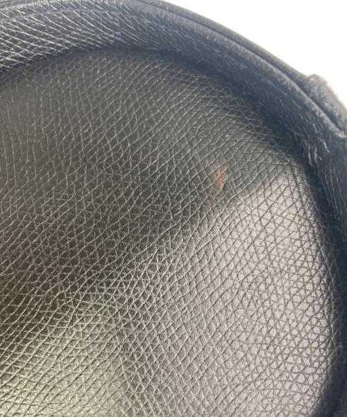 MCM（エムシーエム）MCM (エムシーエム) レザーショルダーバッグ ブラックの古着・服飾アイテム