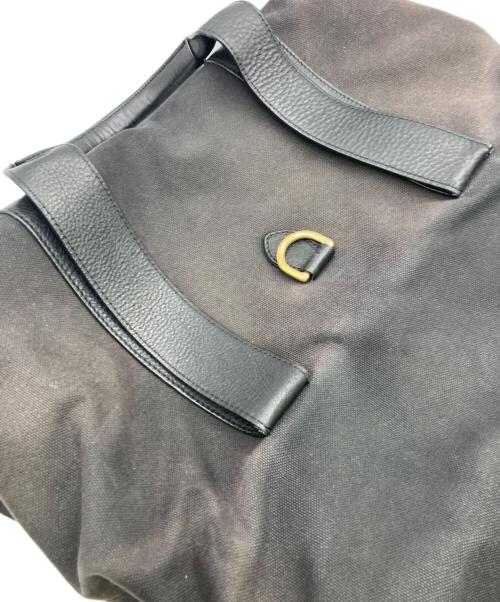 S.MANO（エス マーノ）S.MANO (エス マーノ) キャンパスフラップトートバッグ ブラックの古着・服飾アイテム