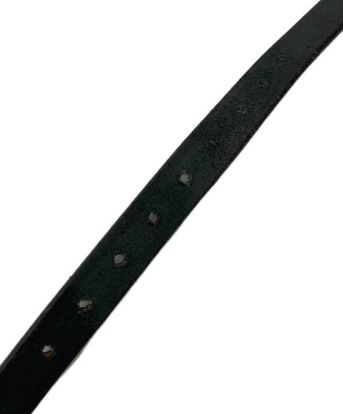 TORY LEATHER（トリーレザー）TORY LEATHER (トリーレザー) シルバー バックル ウエスタン ベルト ブラック サイズ:30の古着・服飾アイテム