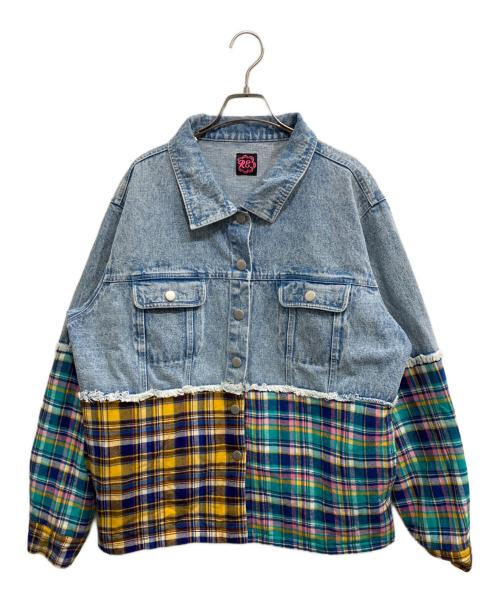 RE.（アールイードット）RE. (アールイードット) 一石三鳥デニムジャケット インディゴ サイズ:FREEの古着・服飾アイテム