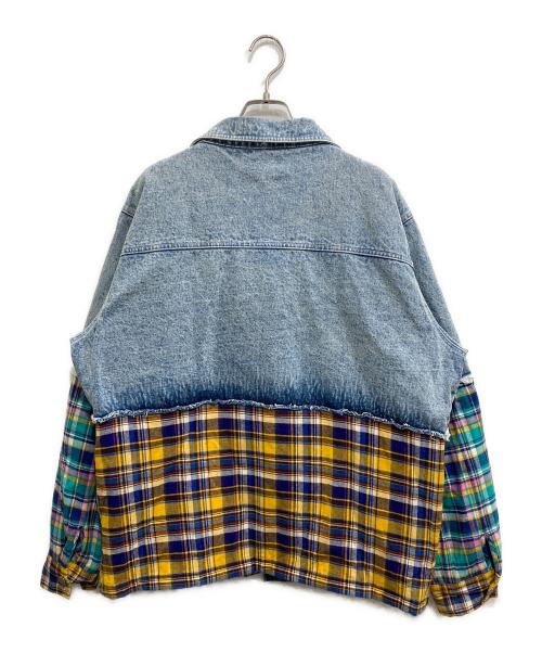 RE.（アールイードット）RE. (アールイードット) 一石三鳥デニムジャケット インディゴ サイズ:FREEの古着・服飾アイテム