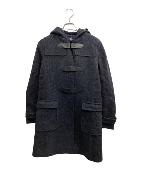 PS Paul Smith（ＰＳポールスミス）PS Paul Smith (ＰＳポールスミス) レザーベルトダッフルコート ブラック サイズ:40の古着・服飾アイテム