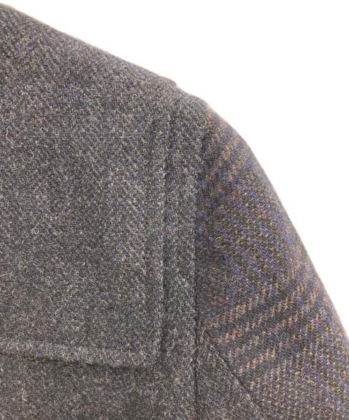 PS Paul Smith（ＰＳポールスミス）PS Paul Smith (ＰＳポールスミス) レザーベルトダッフルコート ブラック サイズ:40の古着・服飾アイテム