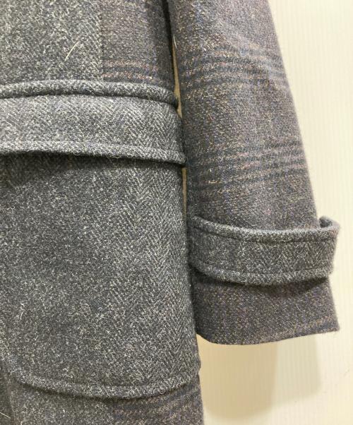 PS Paul Smith（ＰＳポールスミス）PS Paul Smith (ＰＳポールスミス) レザーベルトダッフルコート ブラック サイズ:40の古着・服飾アイテム