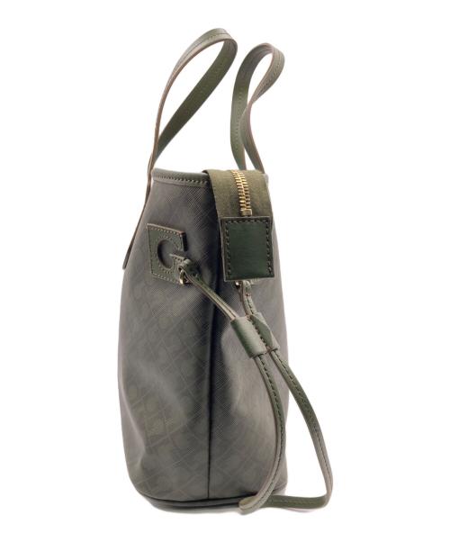 GHERARDINI（ゲラルディーニ）GHERARDINI (ゲラルディーニ) 2WAYトートバッグ カーキ マリカの古着・服飾アイテム