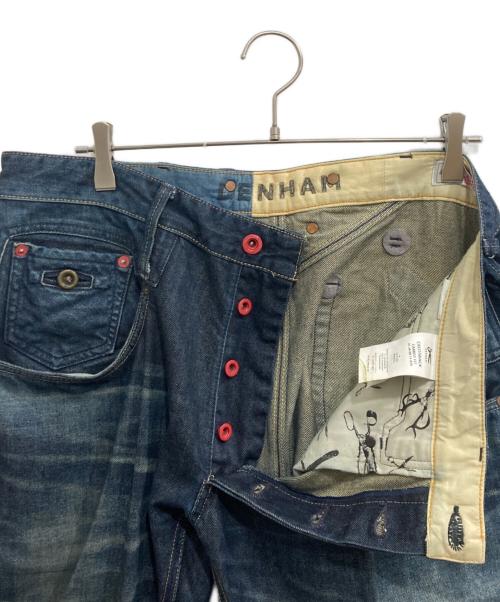 Denham（デンハム）Denham (デンハム) CROSSBACK MIJDIW CARROT FIT インディゴ サイズ:SIZE W34×L34の古着・服飾アイテム