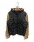 DIESEL（ディーゼル）の古着「キルティングジャケット」｜ブラック×ベージュ