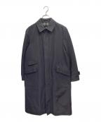 BURBERRY BLACK LABELバーバリーブラックレーベル）の古着「ステンカラーコート」｜ネイビー